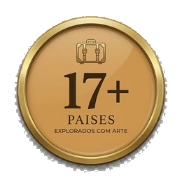 17+ paises explorados com arte